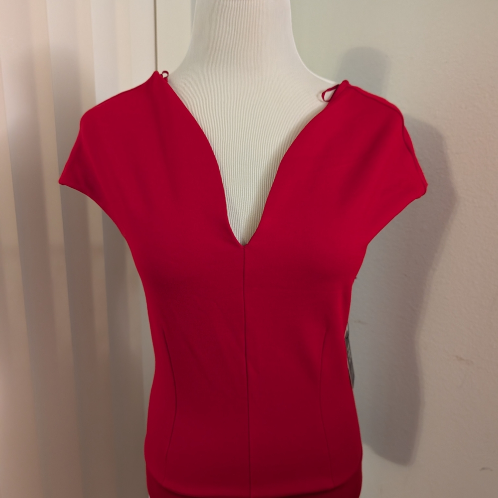 Elegant Red Women's Top
